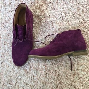 Women’s Purple suede BAILEY CHUKKA BOOT